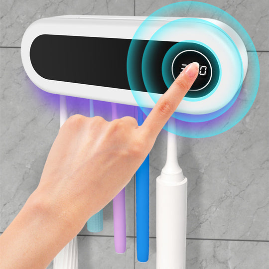 Wall Mounted Smart UV Sterilizer Toothbrush Holder