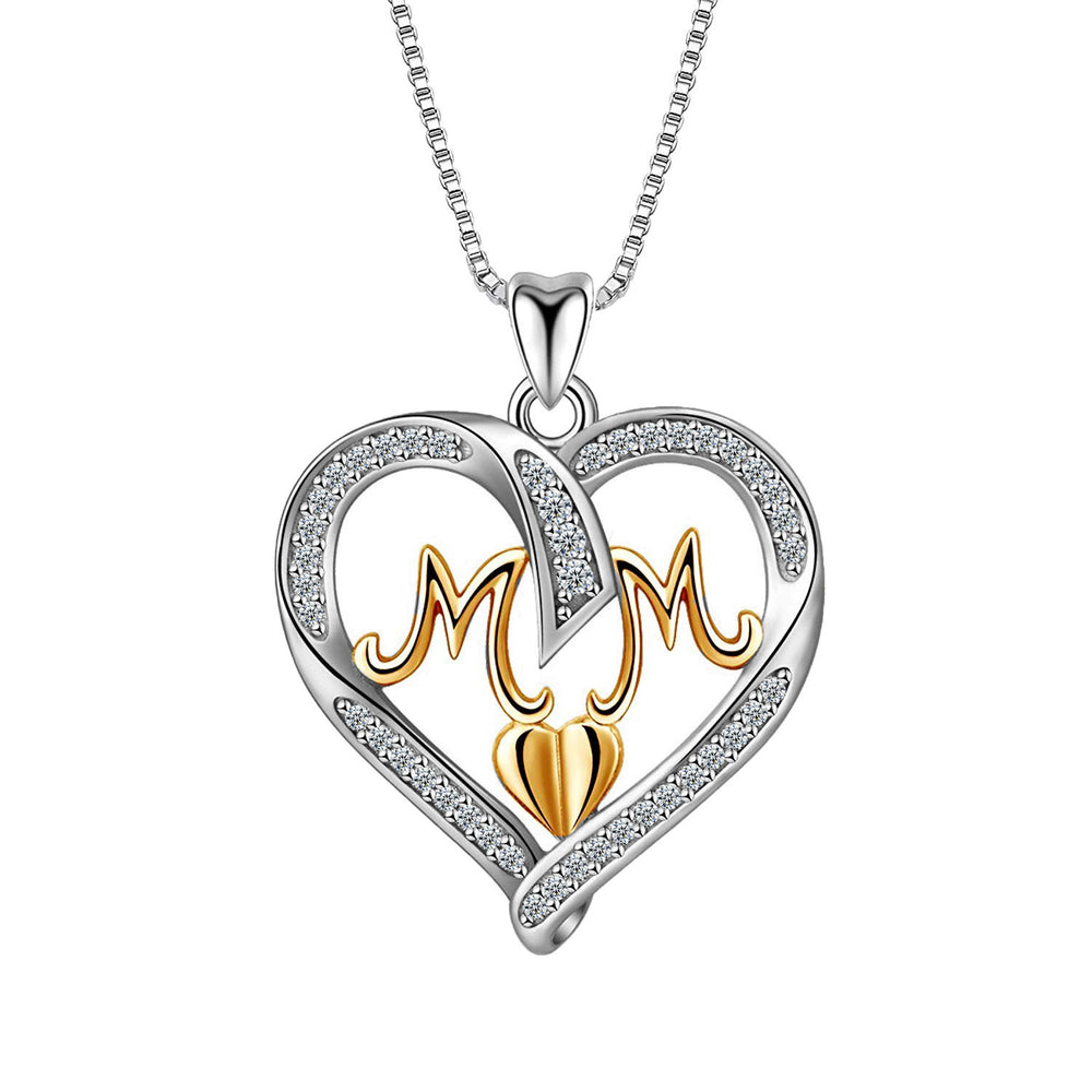MOM Heart Necklace