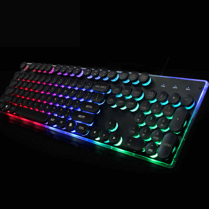 Luminous Wired Keyboard And Mouse Set